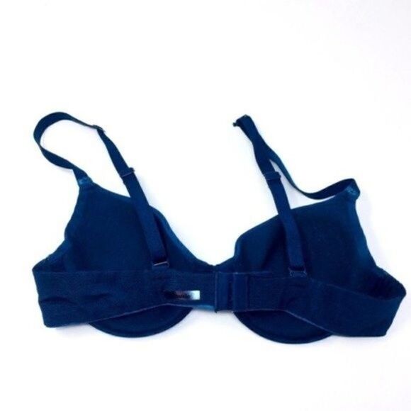 Chantelle blue molded bra halter alternative underwire bra 34B BoxC - Picture 4 of 4